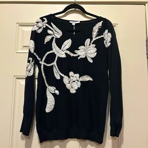 NWT Chicos Embellished Pullover Sweater